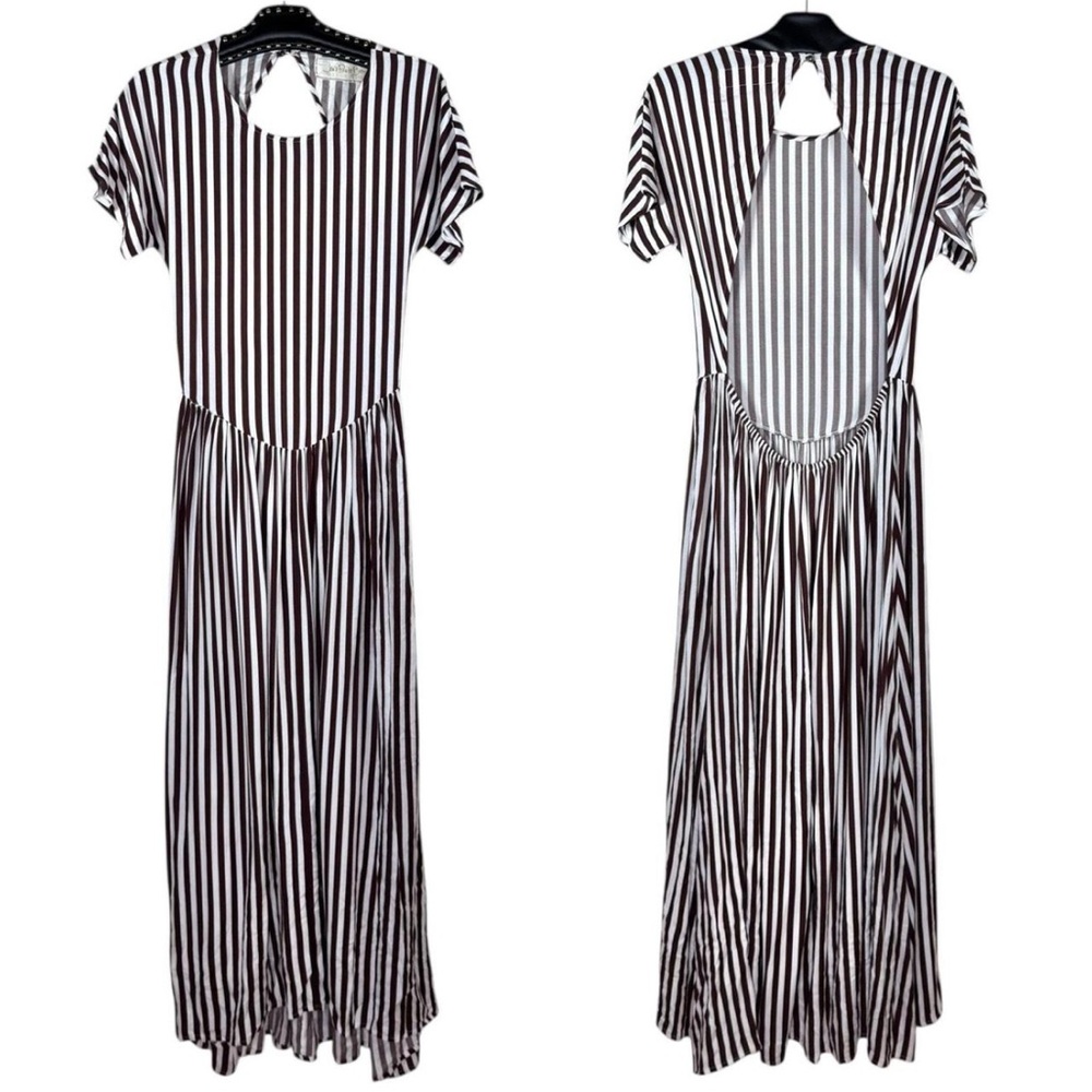 Jen's Pirate Booty Striped Backless Dress